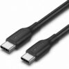 art_ven-cab20trvbf_2 Cable USB 2.0 Tipo-C Vention TRVBF/ USB Tipo-C Macho - USB Tipo-C Macho/ Hasta 60W/ 480Mbps/ 1m/ Negro