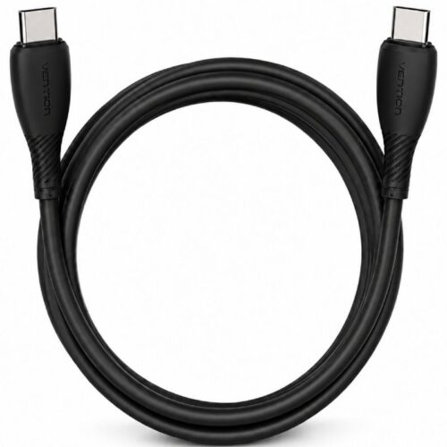 art_ven-cab20trvbh_1 Cable USB 2.0 Tipo-C Vention TRVBH/ USB Tipo-C Macho - USB Tipo-C Macho/ Hasta 60W/ 480Mbps/ 2m/ Negro