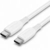 art_ven-cab20trvwf_2 Cable USB 2.0 Tipo-C Vention TRVWF/ USB Tipo-C Macho - USB Tipo-C Macho/ Hasta 60W/ 480Mbps/ 1m/ Blanco
