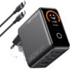 art_ven-carga20tz-fcoh0-eu_1 Cargador de Pared GaN Vention TZ-FCOH0-EU/ 3xUSB Tipo-C + Cable USB Tipo-C/ 1xUSB/ 140W
