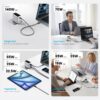 art_ven-carga20tz-fcoh0-eu_2 Cargador de Pared GaN Vention TZ-FCOH0-EU/ 3xUSB Tipo-C + Cable USB Tipo-C/ 1xUSB/ 140W