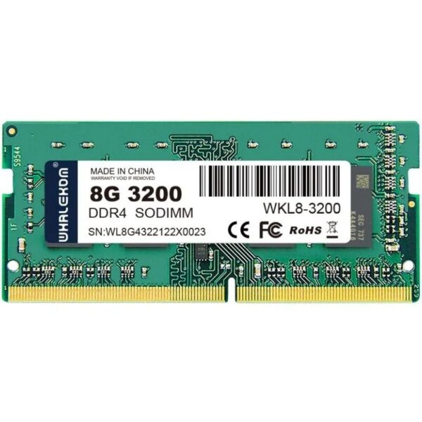 art_whal-8gb20wkl8-3200_1 Memoria RAM Whalekom WK4SO32 8GB/ DDR4/ 3200MHz/ 1.2V/ CL19/ SODIMM