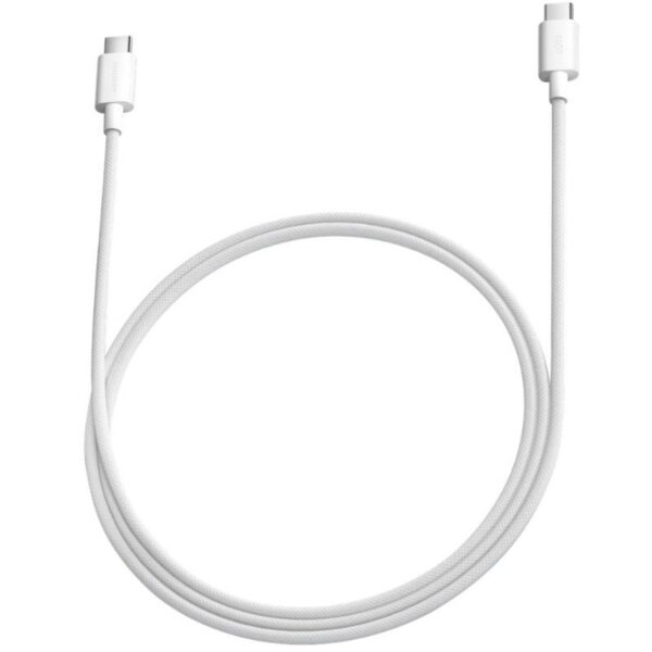 art_xia-cab203a20bra20usb-c20wh_2 Cable USB 2.0 Tipo-C 3A Xiaomi Braided/ USB Tipo-C Macho - USB Tipo-C Macho/ Hasta 60W/ 480Mbps/ 1m/ Blanco