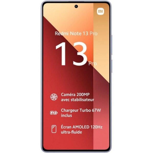 art_xia-sp20note13p208-25620pur_2 Smartphone Xiaomi Redmi Note 13 Pro NFC 8GB/ 256GB/ 6.67"/ Purpura