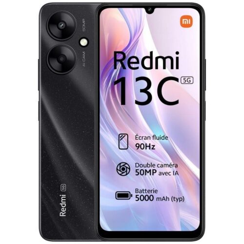 art_xia-sp20redmi2013c205g204-12820bk_1 Smartphone Xiaomi Redmi 13C 4GB/ 128GB/ 6.74"/ 5G/ Negro
