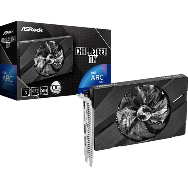art_asr-gf20arc20a38020cli206go_1 Tarjeta Gráfica AsRock Intel Arc A380 Challenger ITX 6GB OC/ 6GB GDDR6/ Compatible con Perfil Bajo