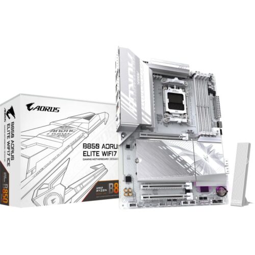 art_gig-pb20b85020a20elite20wf720ice_1 Placa Base Gigabyte B850 AORUS ELITE WIFI7 ICE Socket AM5/ DDR5/ PCIe 5.0