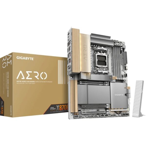 art_gig-pb20x870e20aero20x20wood_1 Placa Base Gigabyte B850 AORUS ELITE WIFI7 ICE Socket AM5/ DDR5/ PCIe 5.0