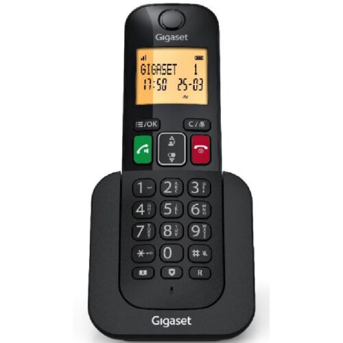 art_giga-tel20elemental2040020bk_1 Teléfono Inalámbrico Gigaset Elemental 400/ Negro
