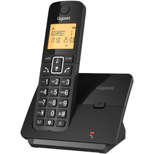 art_giga-tel20essential2030020bk_1 Teléfono Inalámbrico Gigaset Essential 300/ Negro