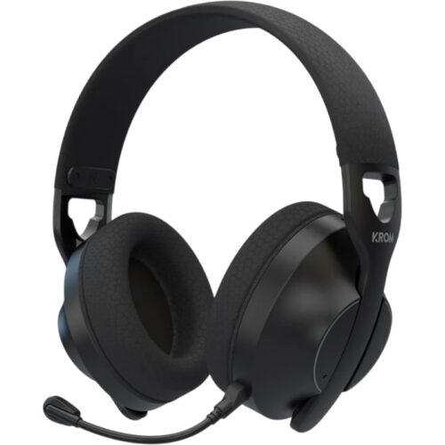 art_krom-aur20phase20bk_1 Auriculares Gaming Inalámbricos con Micrófono Krom Phase/ Bluetooth/ Jack 3.5/ USB 2.0/ Negros