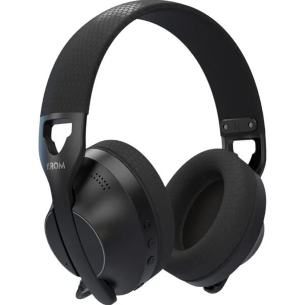 Auriculares Gaming Inalámbricos con Micrófono Krom Phase/ Bluetooth/ Jack 3.5/ USB 2.0/ Negros