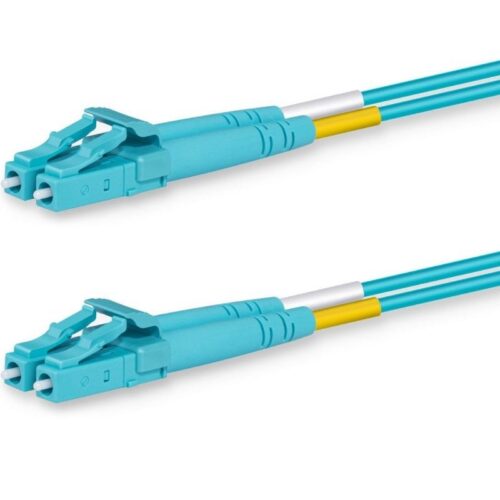 Cable de Fibra Óptica Multimodo Dúplex Lanview LVO231469/ LSZH/ 1m/ Azul