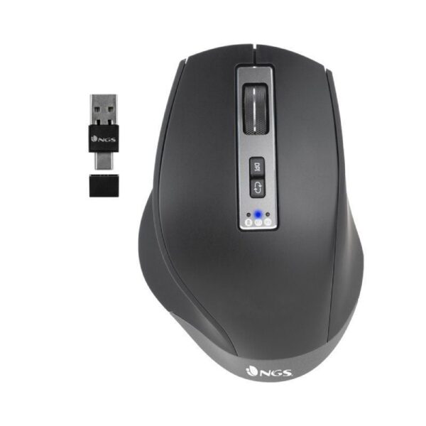 art_ngs-mou20blur-rb_1 Ratón Ergonómico Inalámbrico NGS BLUR-RB/ Batería recargable/ Hasta 3200 DPI/ Negro