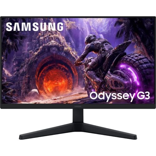 Monitor Gaming Samsung Odyssey G3 S24HG302EU 24"/ Full HD/ 1ms/ 200Hz/ VA/ Regulable en altura/ Negro