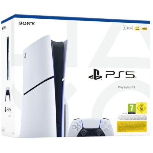 art_sony-ps520slim20v3_1 Consola Sony Playstation 5 - PS5 Slim Estándar 1TB/ Incluye Mando Dual Sense y Juego Preinstalado ASTRO's PLAYROOM/ Chassis E