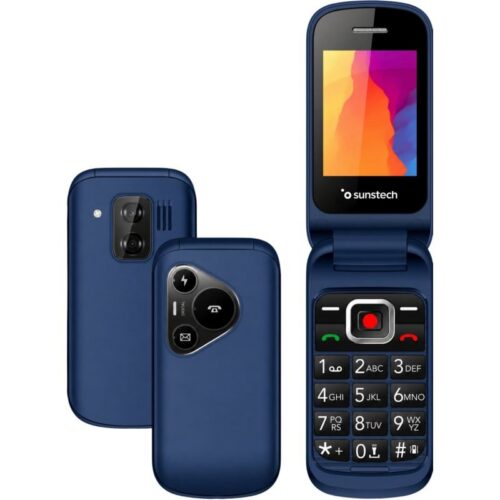 art_sun-tel20celt2420bl_1 Teléfono Móvil Sunstech CELT24 para Personas Mayores/ Azul
