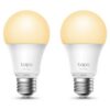 art_tpl-bom20tapo20l510e202u_1 Bombilla Inteligente TP-Link Tapo L510E/ Casquillo E27/ 8.7W/ 806 Lúmenes/ 2700K/ Pack 2