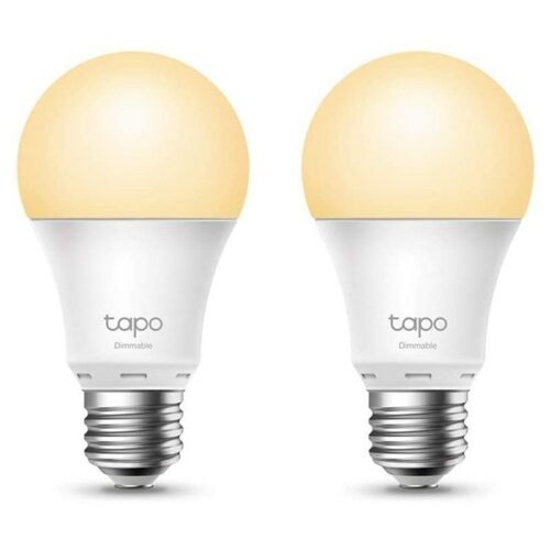 art_tpl-bom20tapo20l510e202u_1 Bombilla Inteligente TP-Link Tapo L510E/ Casquillo E27/ 8.7W/ 806 Lúmenes/ 2700K/ Pack 2