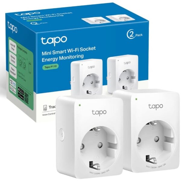 Enchufe WiFi Inteligente TP-Link Tapo P110/ Pack 2