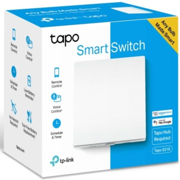 art_tpl-sh20tapo20s210_2 Interruptor Inteligente de pared TP-Link Tapo S210
