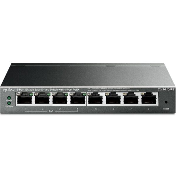 art_tpl-switch20tl-sg108pe_1 Switch TP-Link TL-SG108PE 8 Puertos/ RJ-45 10/100/1000/ PoE