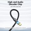 art_ven-cab20bguhf_2 Cable Conversor Vention BGUHF/ 2x RCA Macho - USB Tipo-C Macho/ 1m/ Gris