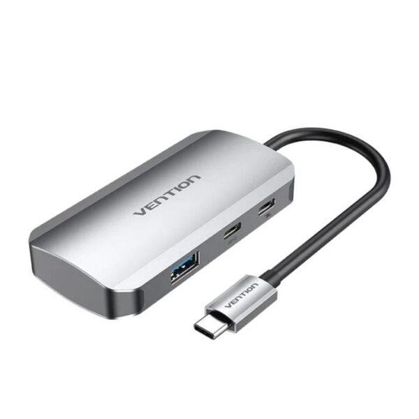 art_ven-hub20tndhb_1 Hub USB Tipo-C Vention TNDHB/ 3xUSB/ 1xUSB Tipo-C/ 1xUSB Tipo-C PD