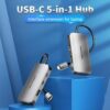art_ven-hub20tndhb_2 Hub USB Tipo-C Vention TNDHB/ 3xUSB/ 1xUSB Tipo-C/ 1xUSB Tipo-C PD