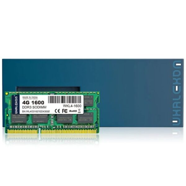 art_whal-4gb20wkl4_1 Memoria RAM Whalekom WKL4 4GB/ DDR3/ 1600MHz/ 1.35V/ CL11/ SODIMM