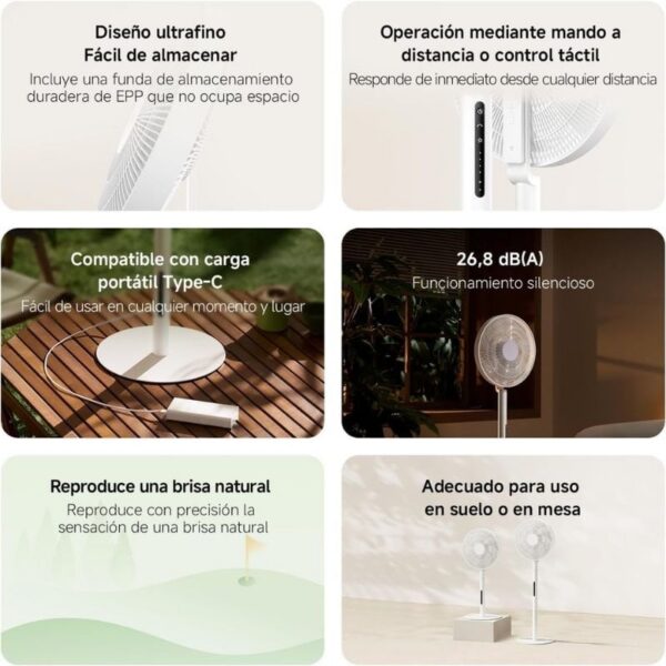 art_xia-vent20mj20sm20st20fps_2 Ventilador de Pie Inteligente Xiaomi Mijia Smart Standing Fan Pro Slim/ 15W/ 7 Aspas/ WiFi/ Control APP