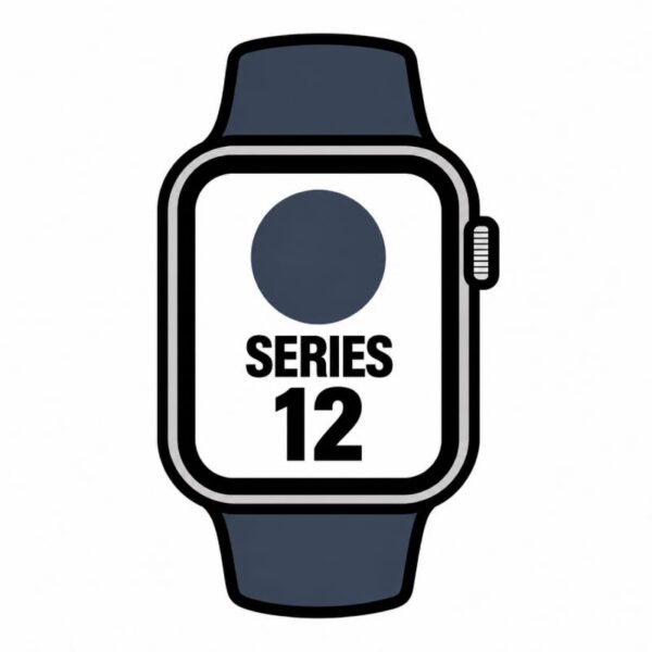 art_apl-watch20mjeh4ql20a_1 Apple Watch Series 12/ GPS/ 46mm/ Gris Espacial/ Correa Deportiva Azul Marino (S/M)