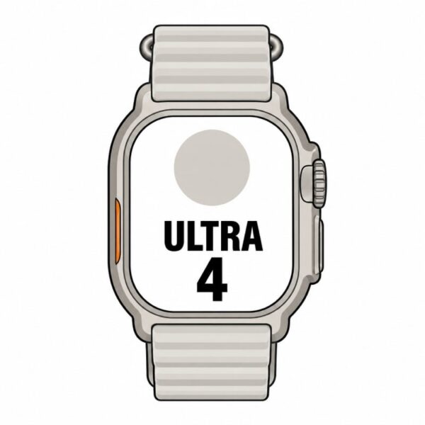 art_apl-watch20ultra20mjad4ql20a_1 Apple Watch Ultra 4/ GPS/ 49mm/ Caja de Titanio Natural/ Correa Ocean Gris Translúcido
