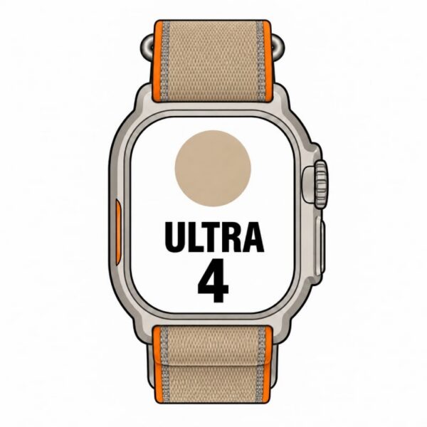 art_apl-watch20ultra20mjaq4ql20a_1 Apple Watch Ultra 4/ GPS/ 49mm/ Caja de Titanio Natural/ Correa Loop Trail Arena M/L