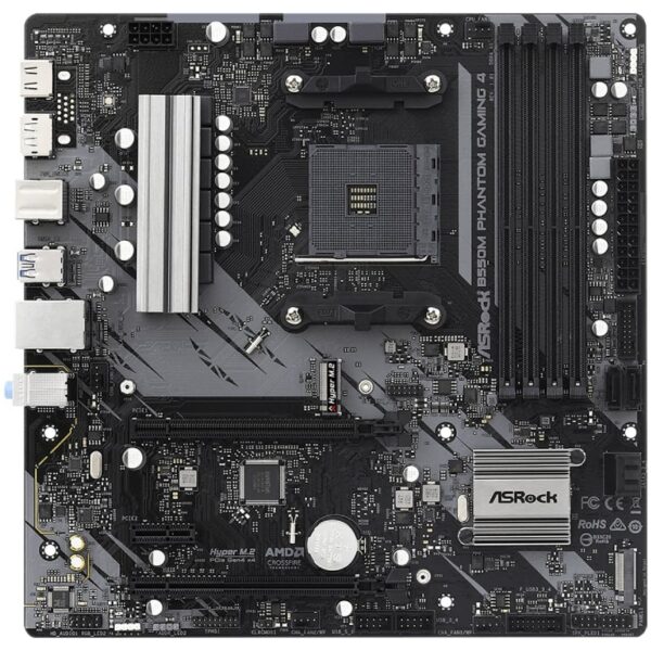 art_asr-pb20b550m20phan20gam204_2 Placa Base Asrock B550M Phantom Gaming 4/ DDR4/ PCIe 4.0/ Socket AM4/ Micro ATX