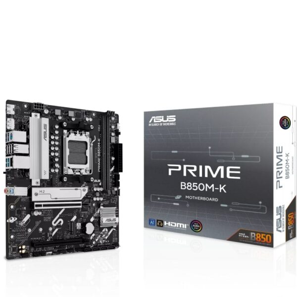 art_asu-pb20prime20b850m-k_1 Placa Base Asus Prime B850M-K Socket AM5/ DDR5/ PCIe 5.0/ Micro ATX