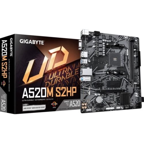 art_gig-pb20a520m20s2hp_1 Placa Base Gigabyte A520M S2HP Socket AM4/ DDR4/ PCIe 3.0/ Micro ATX