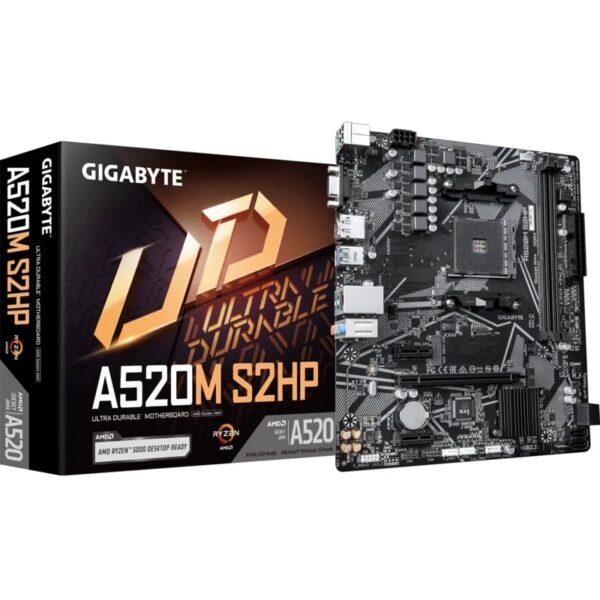art_gig-pb20a520m20s2hp_1 Placa Base Gigabyte A520M S2HP Socket AM4/ DDR4/ PCIe 3.0/ Micro ATX