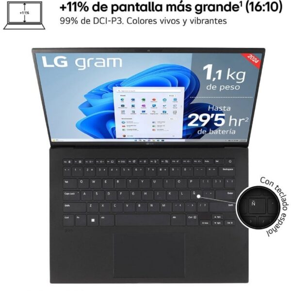 art_lgp-14zb90s-g20ax55bn_2 Portátil LG Gram 14ZB90S-G.AX55BN Intel Core Ultra 5-115U/ 16GB/ 512GB SSD/ 14"/ Sin Sistema Operativo