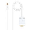 art_nan-cab20102015204102_1 Cable Conversor Nanocable 10.15.4102/ Mini DP Macho - VGA Macho/ 2m/ Blanco
