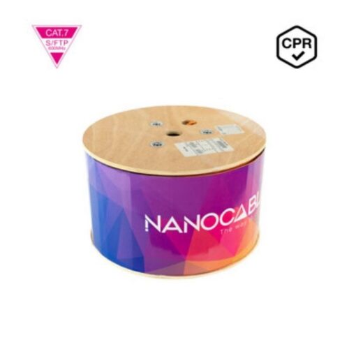 art_nan-cab20102020201700-305_1 Bobina de Cable SFTP PIMF AWG23 Nanocable 10.20.1700-305 Cat.7/ 305m/ Naranja