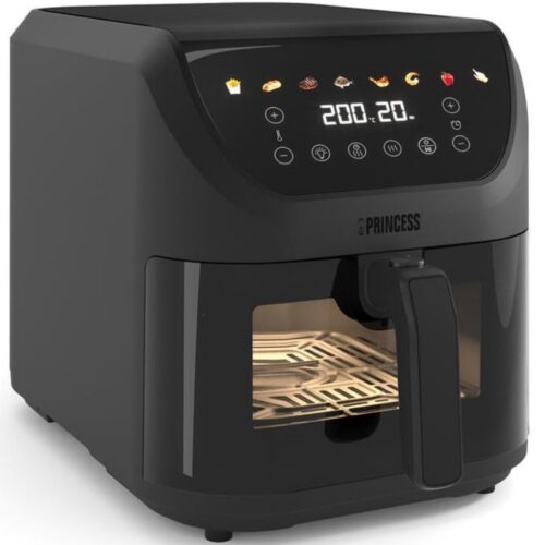 art_prin-pae-fre20182476_1 Freidora por Aire Airfryer / Sin Aceite Princess SlimFry 182476/ 2000W/ Capacidad 8L