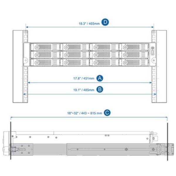 art_qnap-rail20rail-b02_2 Kit de Railes deslizantes QNAP RAIL-B02/ para Modelos de Nas Compatibles