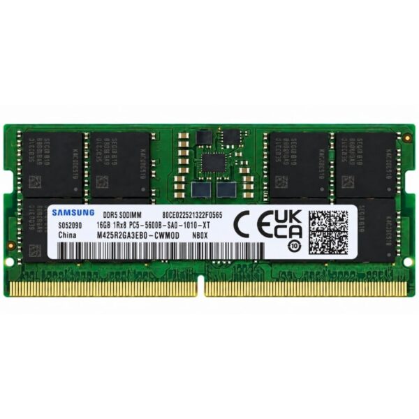 art_sam-16gb20m425r2ga3eb0-cwm0d_1 Memoria RAM Samsung M425R2GA3EB0-CWM0D NB0X 16GB/ DDR5/ 5600MHz/ 1.1V/ CL46/ SODIMM