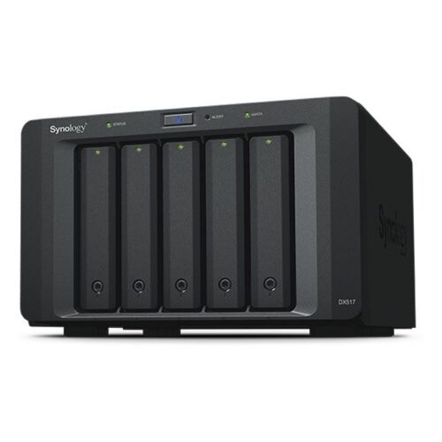 art_syn-nas20dx517_1 Unidad de Expansion Synology UNIT DX517/ 5 Bahías 3.5"- 2.5"/ Formato Torre