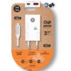 art_tot-car20tec2231_1 Cargador de Pared Tech One Tech TEC2231/ 1xUSB Tipo-C/ 1xUSB + Cable USB Tipo-C/ 30W/ Blanco