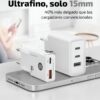 art_tot-car20tec2231_2 Cargador de Pared Tech One Tech TEC2231/ 1xUSB Tipo-C/ 1xUSB + Cable USB Tipo-C/ 30W/ Blanco