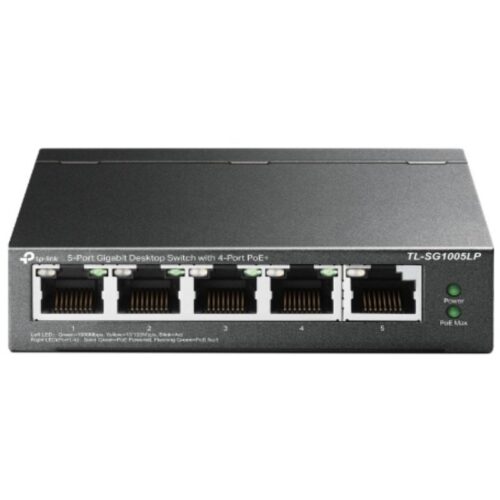 art_tpl-switch20tl-sg1005lp20v2_1 Switch TP-Link TL-SG1005LP 5 Puertos/ RJ-45 10/100/1000/ PoE