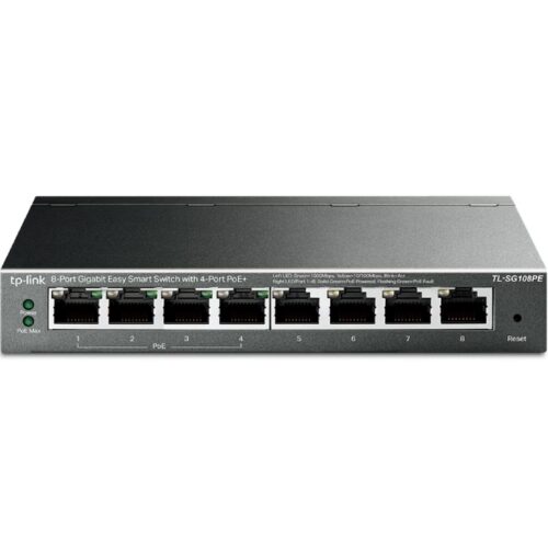 art_tpl-switch20tl-sg108pe20v2_1 Switch TP-Link TL-SG108PE V2 8 Puertos/ RJ-45 10/100/1000/ PoE