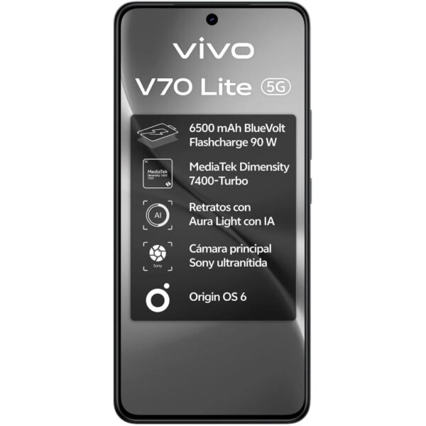art_vivo-sp20v7020li205g206-12820bk_2 Smartphone Vivo V70 Lite 6GB/ 128GB/ 6.77"/ 5G/ Negro